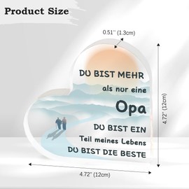 Grandpa Gift Birthday, Grandpa Gift, Grandpa Gift Christmas, Best Grandpa Gift, Meaningful Gifts for Grandpa, Gift for Grandpa from Grandson, Father's Day Gift for Grandpa, Inspirational Acrylic