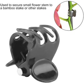 Yosoo Clips de fijación de Plantas, 100 Unids Plásticos Mini Tallos Soporte Clip Flor Herramientas de Jardín Clips de Tallo Crecen Orquídeas Verticales