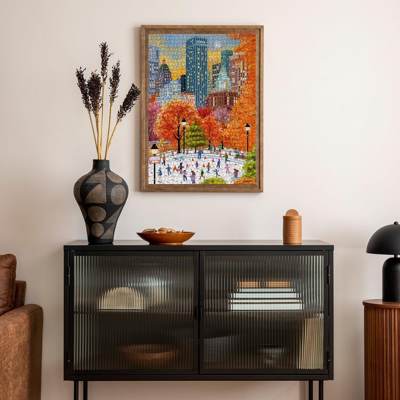 Fall Central Park Puzzles 1000 Pieces for Adults, Fun Fall