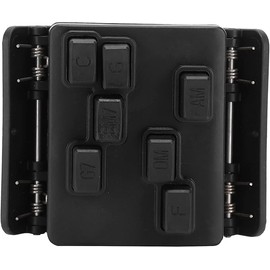 LALOCAPEYO Chord Trainer Guitar Ukulele Button Clip‑on Auxiliary Playing Tool, for Beginner,Guitar Chord Auxiliary Teaching Practice Auxiliary Guitar Beginner Learning System Chord Lesson