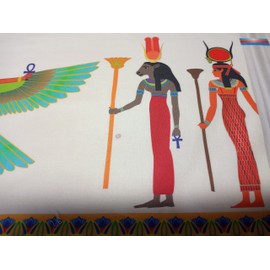 Altar Cloth or Tarot Mat - Egyptian Goddesses Tarot Cloth - Pagan or Wicca Altar Cloth or Tarot Mat, Divination Cloth, Spell Casting Mat