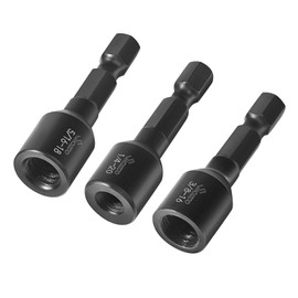 1/4"-20,3/8"-16, 5/16"-18 Hanger Bolt Driver 3 PCS,Hanger Bolt Install Tool with 1/4 Hex Shank,Suitable for Double-Headed Screws, Essential for Woodworking