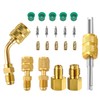 FHTDW R410A Adapter for Mini Split System, 5/16 Female 1/4