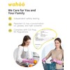 wahoo Skin-Friendly Cleaning Gloves, Reusable Dishwashing Gloves with Flocked Cotton