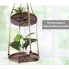 Shineloha 2 Tier Macrame Plant Hanger | Plant Hanger Indoor,