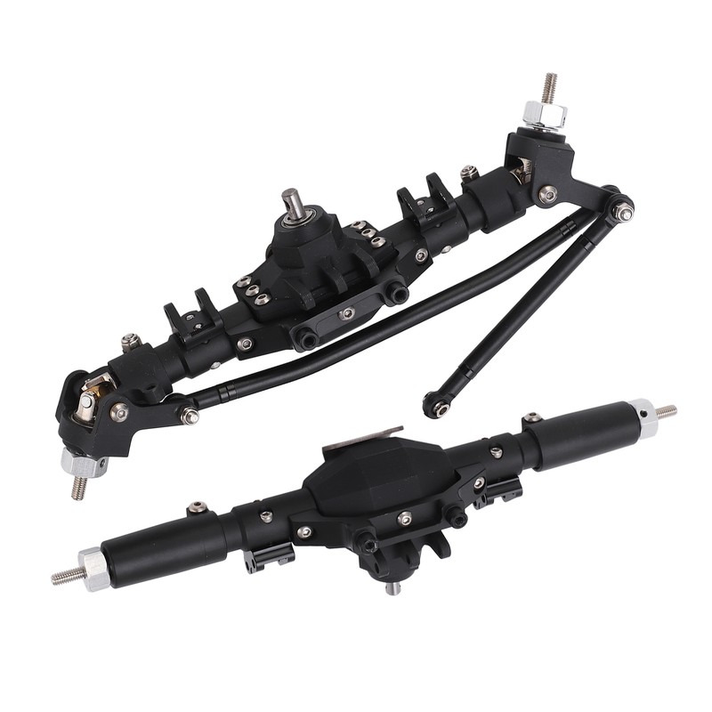 RC Front Rear Axles Complete Set Metal Assembly Kit Axle