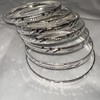 Silver Semanario 7 piece Set - Size: 5mm