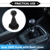 VekAuto 5 Speed Manual Shift Knob with Boot Cover Compatible