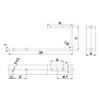 Sunload Roof Hook S10 200 x 75 mm Fix for