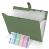 KONVINIT Document Folder A4 Document Bag Coloured Expanding Folder A4