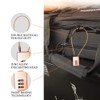SISAV 3 Digit Cable Combination Lock 16 inches Cable for