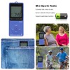 Compact Portable FM/AM Frequency Adjustment Digital Display with Pedometer Function