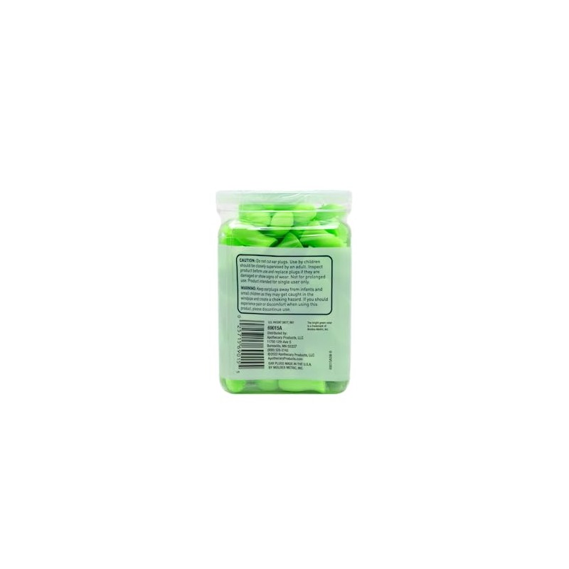 Flents - Tapones para los oídos, Verde, 50 Pair