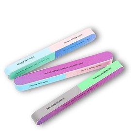 Limas y Pulidores de Uñas, Limas Uñas 7 Lados para Mujeres Niñas, Kit Herramientas Manicura, Bloque Pulidor