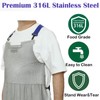 RETON-PPE Chainmail Apron for Butcher,Heavy Duty Butcher Apron,Food Grade Cut