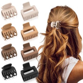 YSTrillion Pack of 8 Women's Hair Clips, Small Hair Clips, Small Hair Clips, Women's Thin Hair, Non-Slip Hair Clips, Suitable for Women and Girls