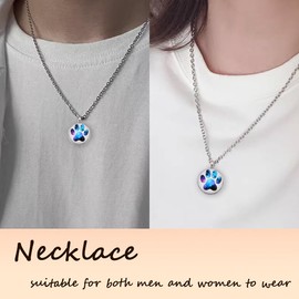 Pet Memory Gifts for Dogs Sympathy Gift for Pet Owners Dog Bereavement Gifts Necklace Keychain Grieving Dog Loss Gift Grief Pass Away Funeral Condolence Remembrance Presents for Dogs Necklace keychain