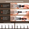 CHOKMAX Mini Wireless Rotary Tool, 5 Speed Grinder Kit with