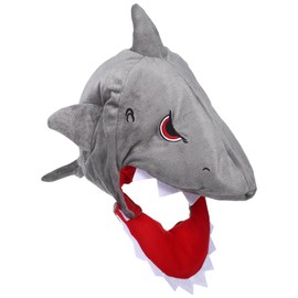 SAFIGLE Shark Monster Headgear, Costume Hat Plush Hat Hats Headpiece Christmas Hat Crazy Hats Kids Santa Hat Cosplay Plush and Cotton Child Animal Head for Photo Props Costume Accessories