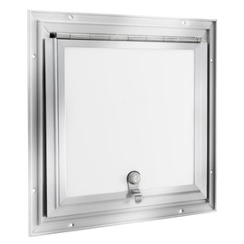 RecPro Square RV Baggage Door | Compartment Storage | RV Storage | Trailer Storage | Camper Storage (13" W x 13" H) | Made in America