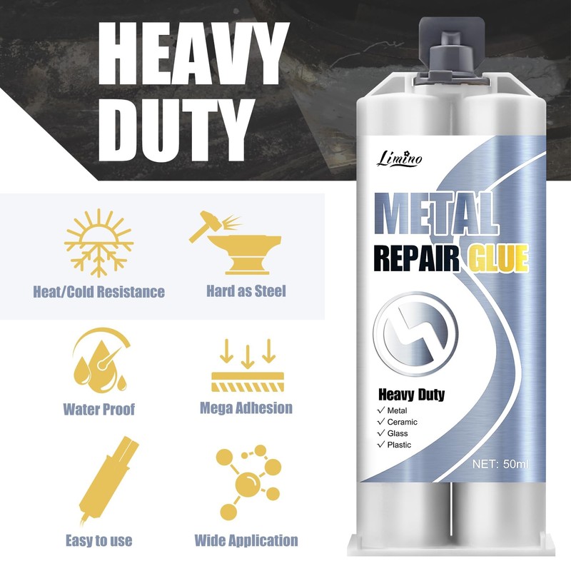 Metal Glue - 2 Part Epoxy Heavy Duty Welding Glue