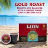 Lion Coffee Gold Roast Coffee Pods - Single-Serve Pods -
