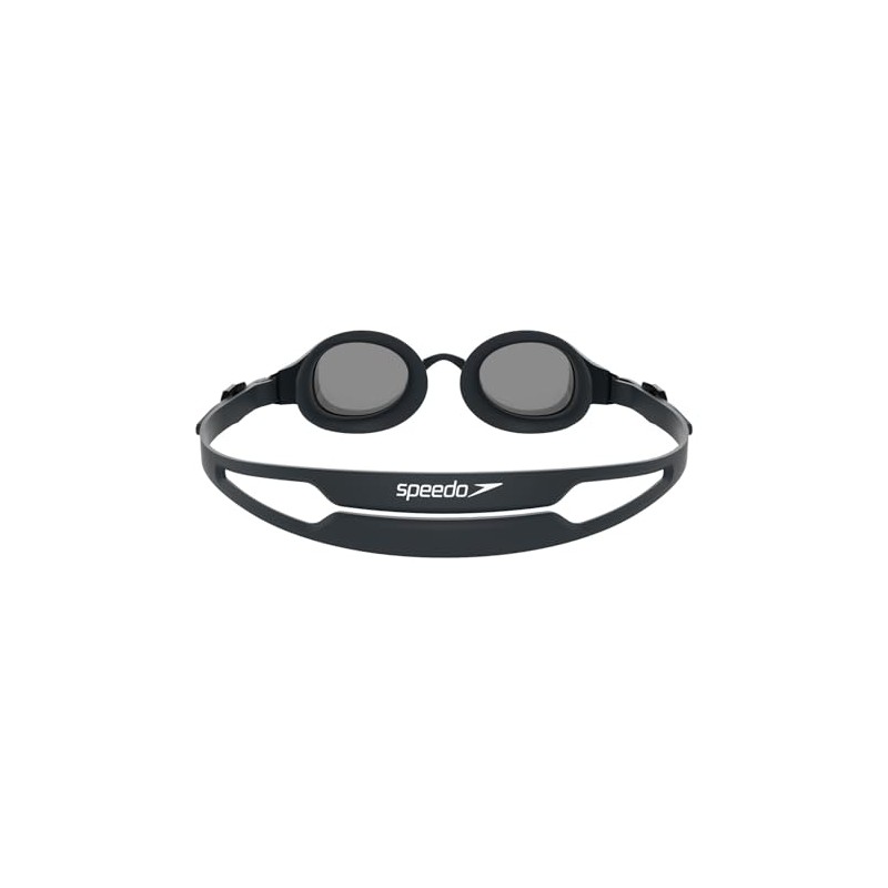 Speedo Unisex Erwachsene Hydropure Optical Schwimmbrille, Schwarz/Smoke, 4
