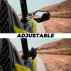 KATIMOTO Side Rear View Mirrors for Can Am Maverick Trail Sport Commander 18-23, Premium Adjustable Folding Side Mirrors for Can-Am Maverick Trail Sport Commander 2018-2023 Accessories