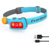 EverBrite Rechargeable Headlamp-Blue 7 Modes Running 350 Lumens Memory Function
