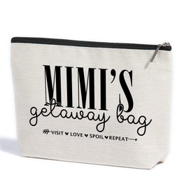 Grandma Gifts Mimi Gifts Makeup Bag Gifts for Grandma Travel Toiletry Bag Cosmetic Bag Mothers Day Christmas Retirement Grandmothers Day Gifts Grandma Birthday Gifts for Women Grandmother Granny Mimi