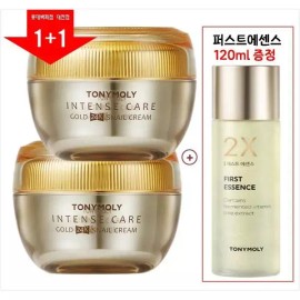 Tony Moly [롯데백화점]토니모리 (1+1) 인텐스 케어 골드24케이 스네일크림 (퍼스트에센스 120ml 증정) [Toys’R’Us] Tony Moly (1+1) Intense Care Gold 24K Snail Cream (Free First Essence 120ml)