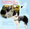 Jaynuier Dog Anxiety Relief Calming Vest, Vet Visits and Separation