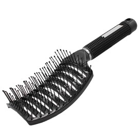 CHROME CRANE WB116 (01. Black) Hairbrush, Comb, Hair Care, Scalp, Massage, Glossy Hair, Beautiful Hair Care, Men's, Women's, Black