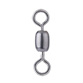 BKK Crane Swivel-62 Stainless Steel Black Predatory Fish Swivel for Spin Fishing & Sea Fishing Size 8 / 36 kg / Pack of 10