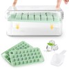 Ice Cube Tray with Lid and Bin