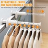 pclapora Clothes Rail Cupboard Clothes Rail Extendable Clothes Rail No