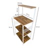 ABAHome PERA Baker's Rack, 4 Tier Kitchen Shelf Stand Coffee