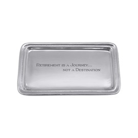 Mariposa Tray, Silver
