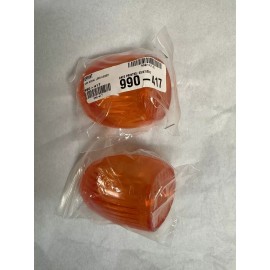J&P Cycles (2) Indian Motorcycle Spirit Scout Chief Turn Signal Amber Plastic Lens Covers