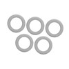 5pcs Baby Soft Silicone Teething Ring Toy Infant Safe Elastic