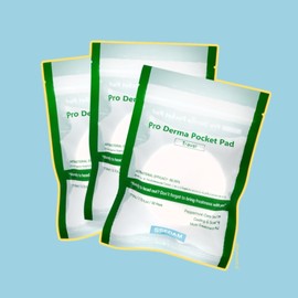Sedam Cedam Proderma Pocket Pads 3 Alcohol-Free Bacteria Cleansing Zero Pads (90 sheets) / 쎄담 프로더마 포켓패드 무알콜 균세안 제로패드 3개 (90매)