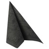 20 Servietten ROYAL Collection 1/4-Falz 40 x 40 schwarz "Ornaments"