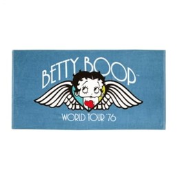 Baby Boop Face Towel Wing Blue