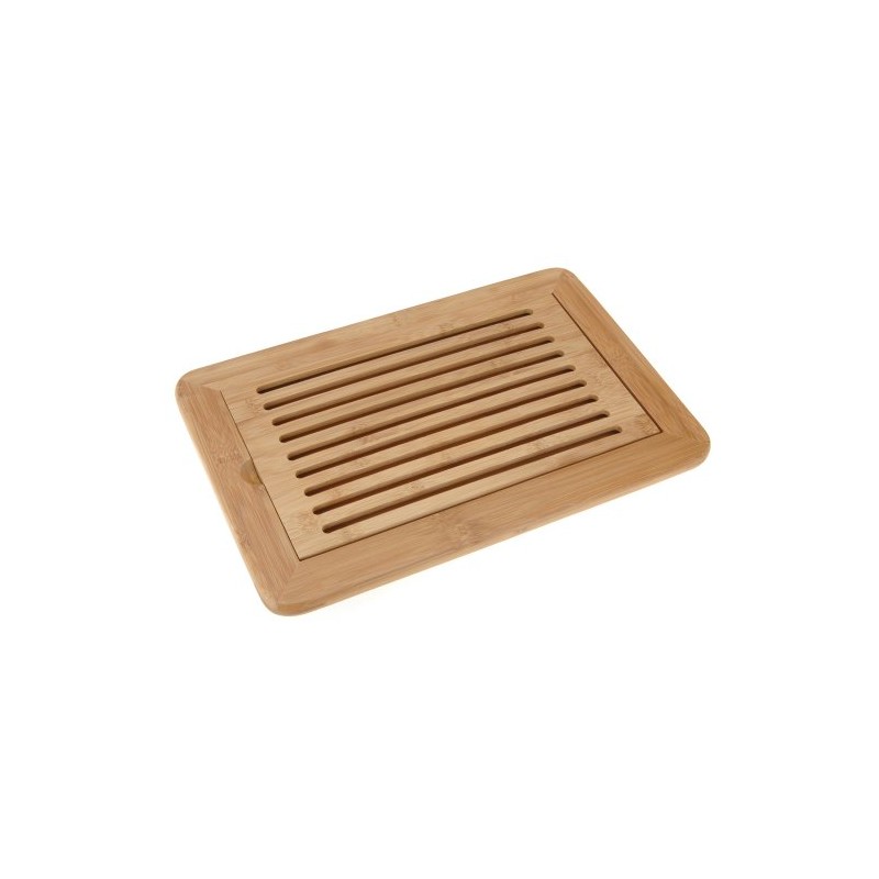Koopman International Brotschneidebrett Bambus, Holz, Multicolour, 42 x 28 x