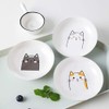 4pcs Ceramics Cat Dinner Relish Dishes Seasoning Dishes Dipping Appetizer