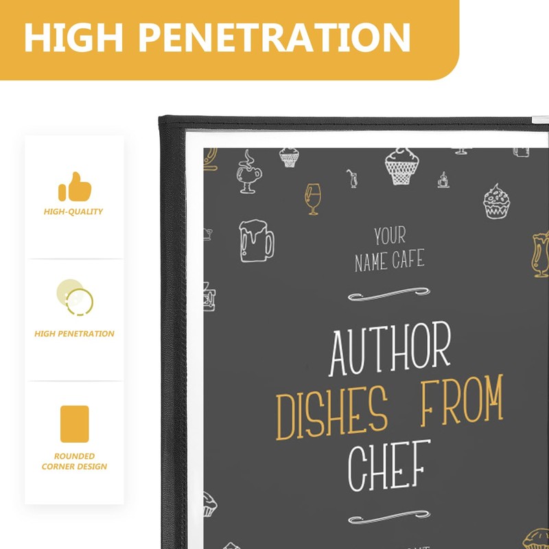 Toddmomy Transparent Menu Covers 4 Page 8 View Transparent Restaurant