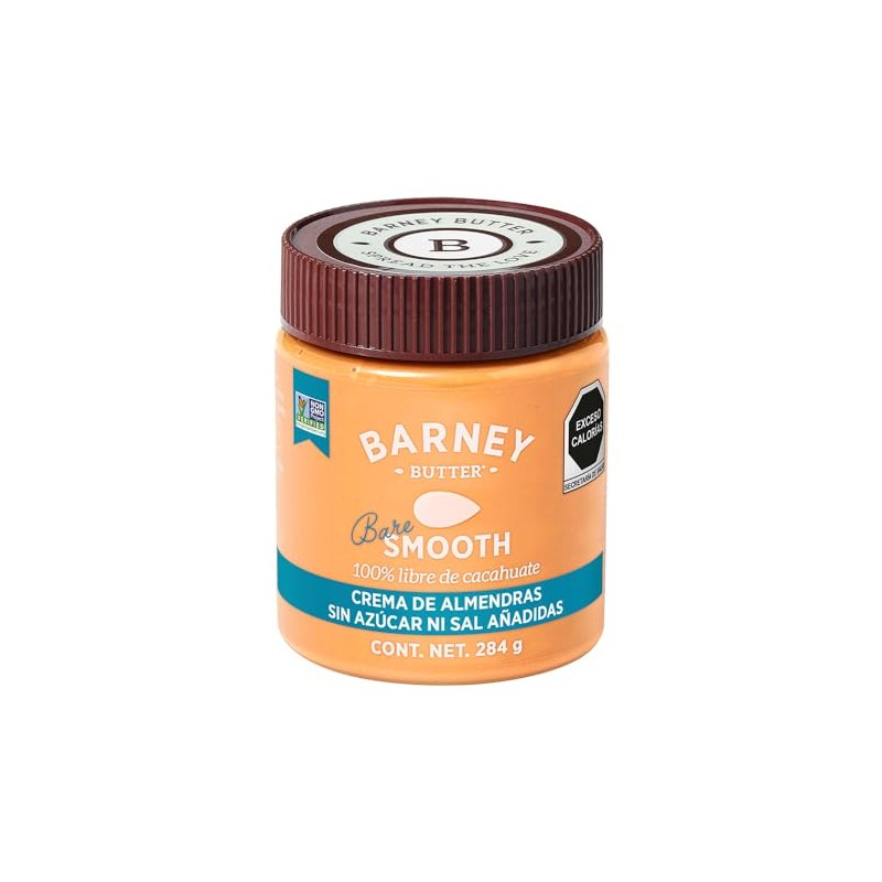 Barney Butter, Crema De Almendras Suave Sin Azúcar, 284 Gr.