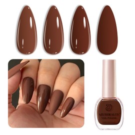 AZUREBEAUTY Brown Nail Polish Quick Dry Fall Nail Polish Natural Shine Nail Lacquer Salon-Quality for Women Girl Gift Set 10ml