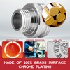 3 Pcs Ball End Shower Arm Adapter，Converting Old Fashioned Ball