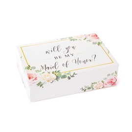 Maid of Honor Proposal Box | 1 pack | Maid of Honor Box | Maid of Honor Proposal Gift | Floral Design